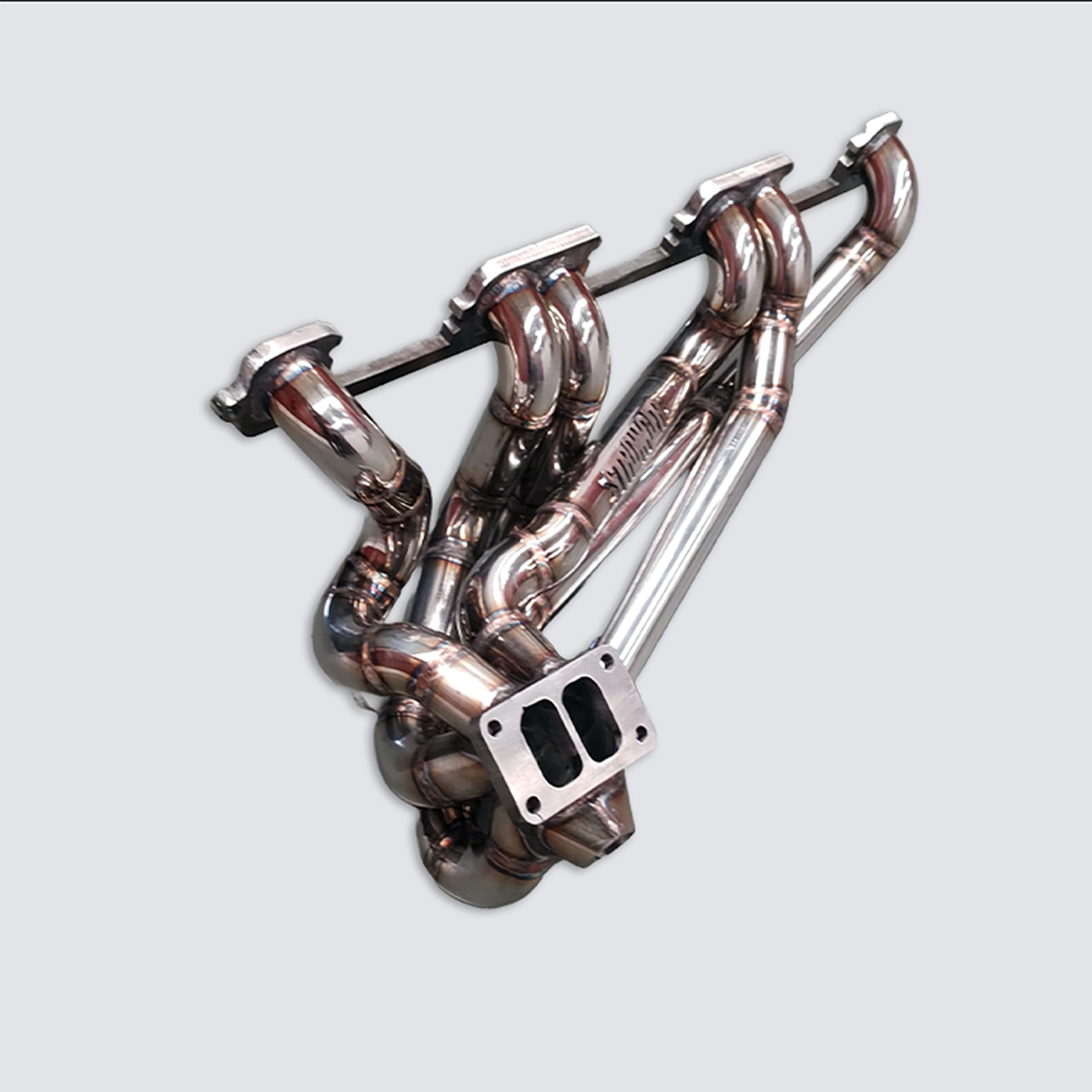 COLETOR DE ESCAPE OPALA 6CIL  (inox)