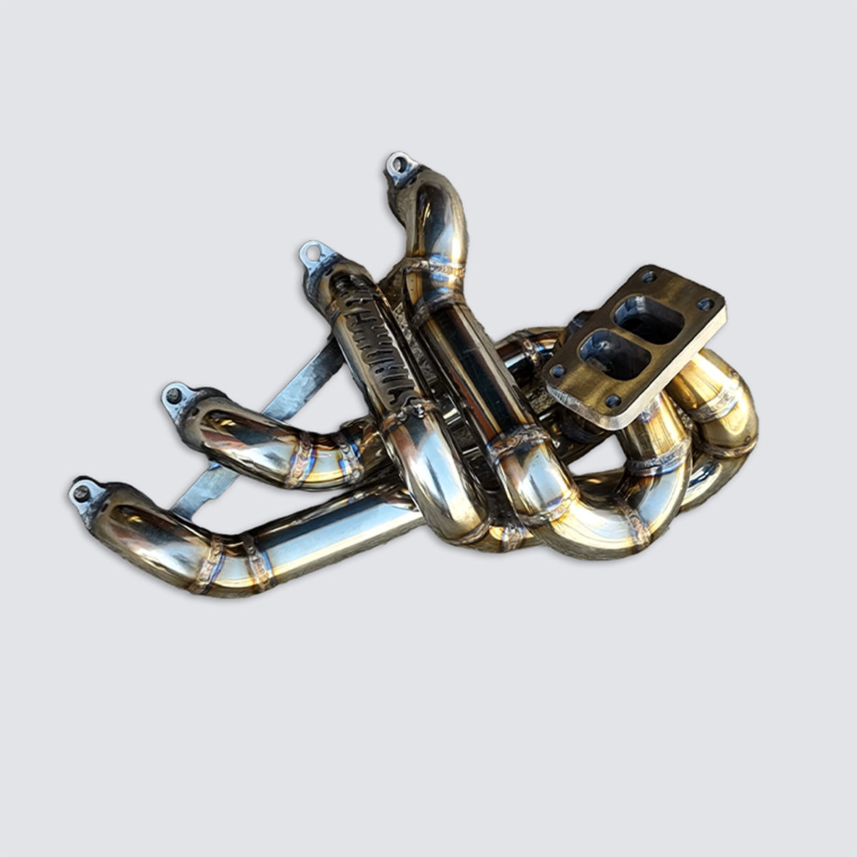 COLETOR DE ESCAPE AP UNILATERAL CHEVETTE (inox)