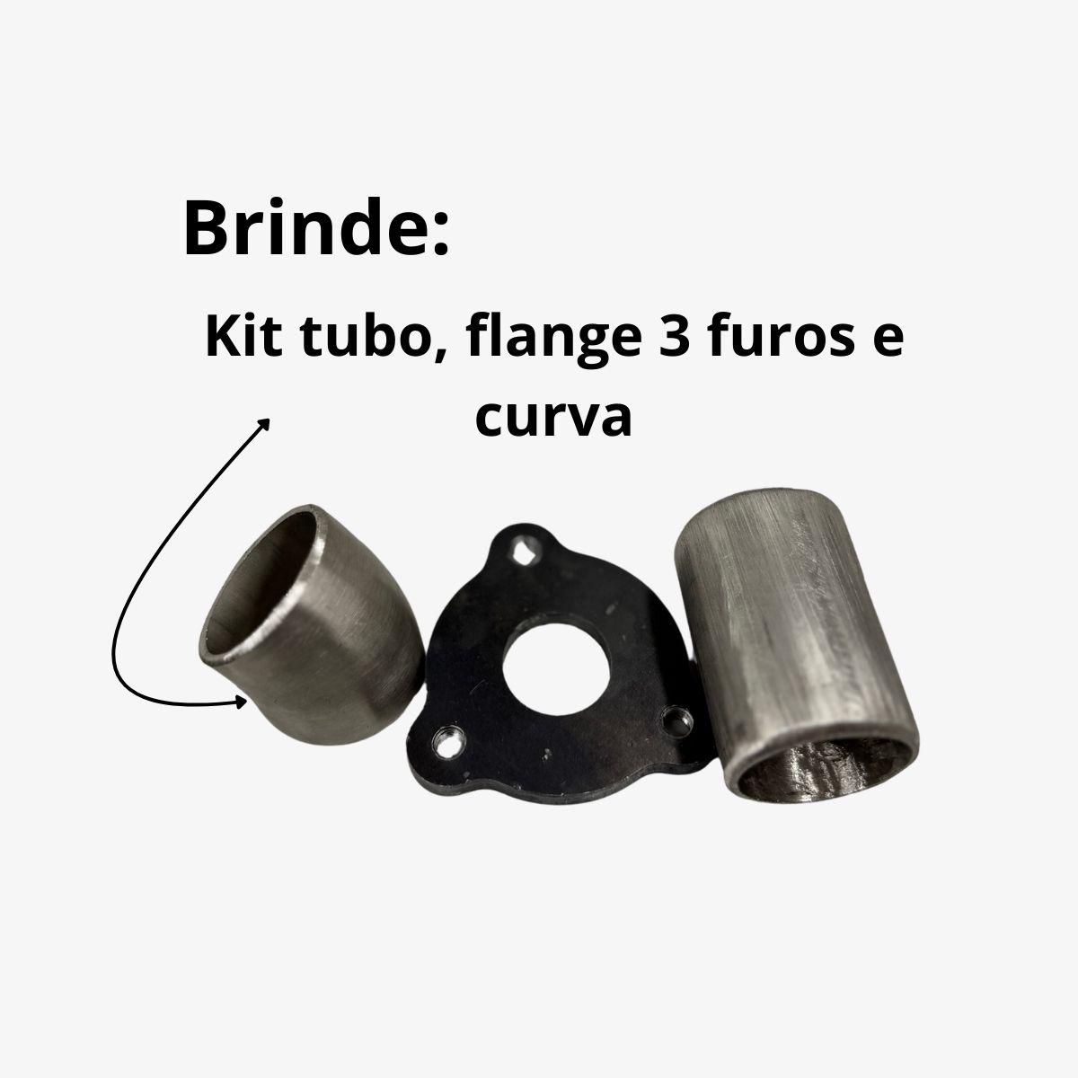 COLETOR DE ESCAPE AP UNILATERAL GOL ( TW14) MAIS DOW PIPE DE 3"