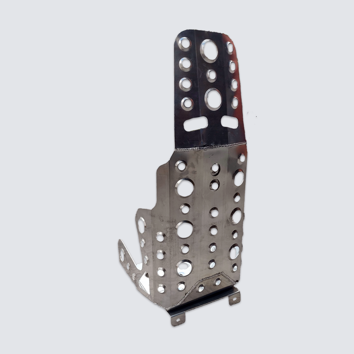 BANCO EM ALUMÍNIO POLIDO