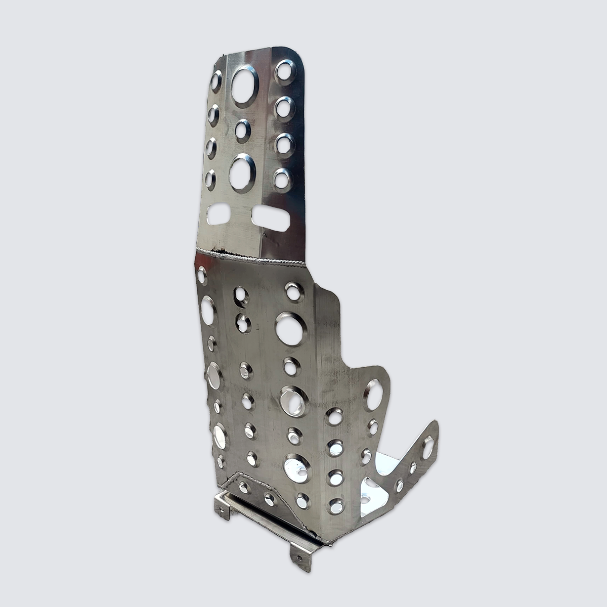 BANCO EM ALUMÍNIO POLIDO