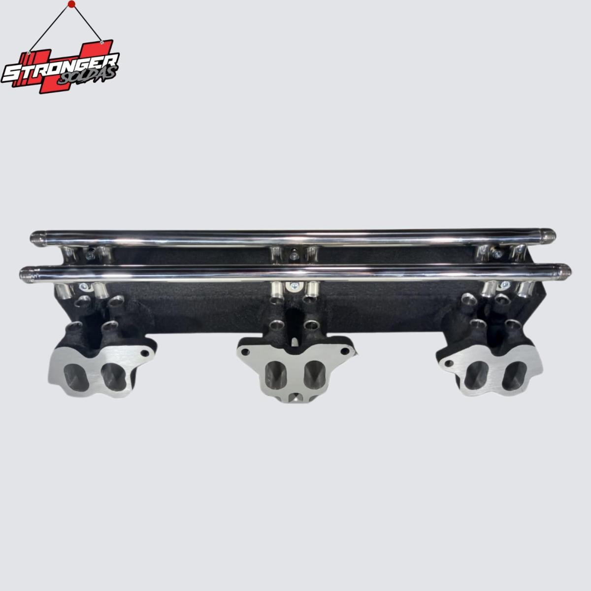 COLETOR DE ADMISSÃO OMEGA 6Cil PRETO (6 ao 12)