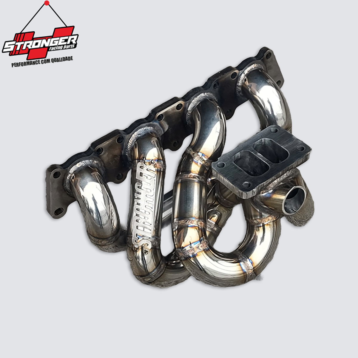 COLETOR DE ESCAPE  AUDI - 20V   A3/S3/GOLF AO GOL (inox)