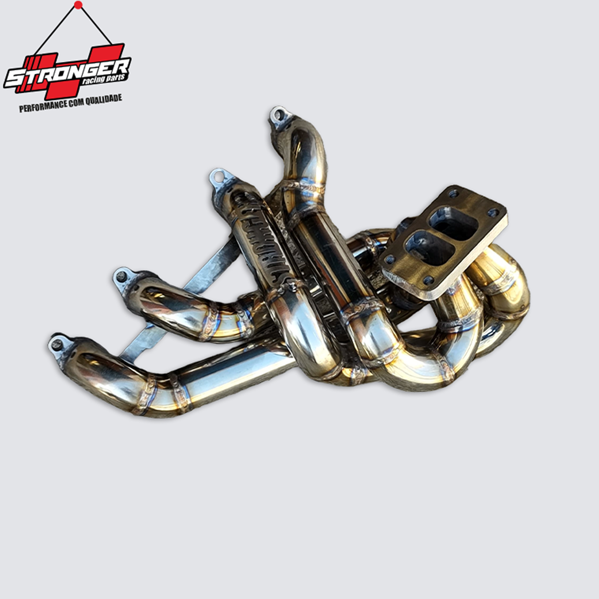 COLETOR DE ESCAPE CHEVETTE AP FLUXO CRUZADO (inox)