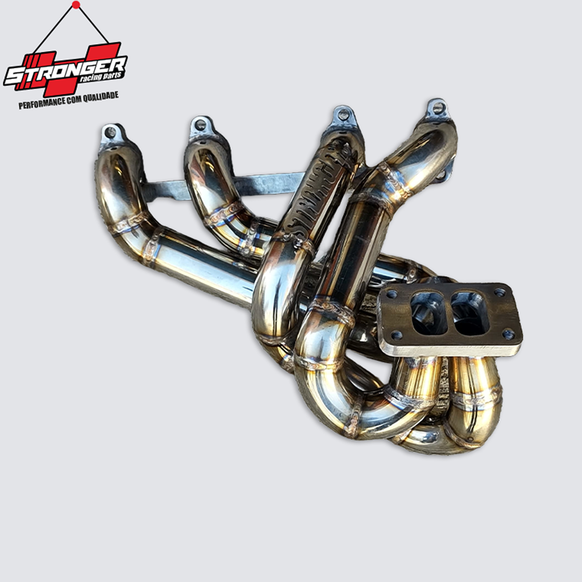 COLETOR DE ESCAPE CHEVETTE AP FLUXO CRUZADO (inox)