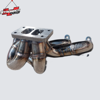 COLETOR DE ESCAPE AP - FLUXO CRUZADO GOL QUADRADO AO G4 (inox)